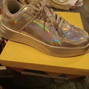 Iridescent shoes